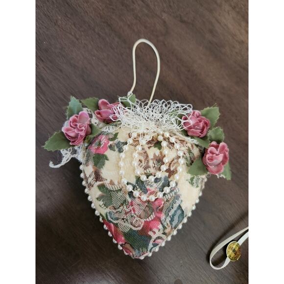 KSA Collectables Vtg Kurt Hadler Victorian Ornament Lot Of 9 With Musical Heart! - Picture 10 of 14